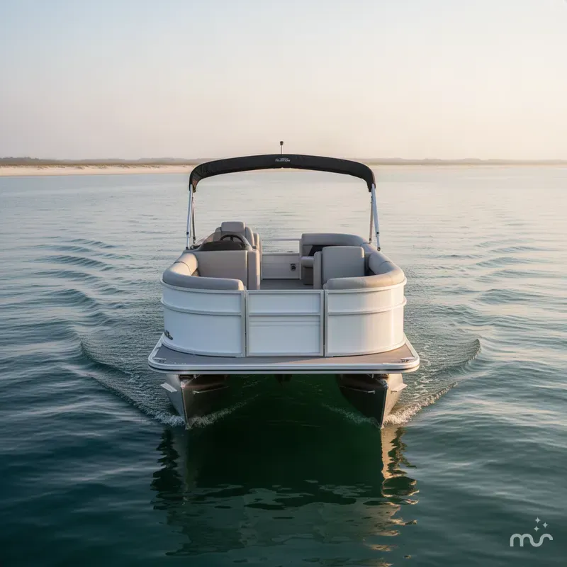 Slide: The Image of Sun Tracker Party Barge 16 DLX 2027 - 2