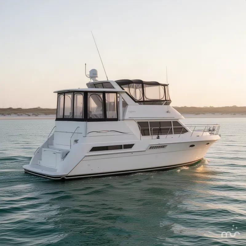 The Image of Carver Yachts 405 Aft Cabin Motor Yacht 1997 - 0