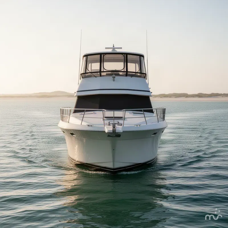 Slide: The Image of Carver Yachts 405 Aft Cabin Motor Yacht 1997 - 2