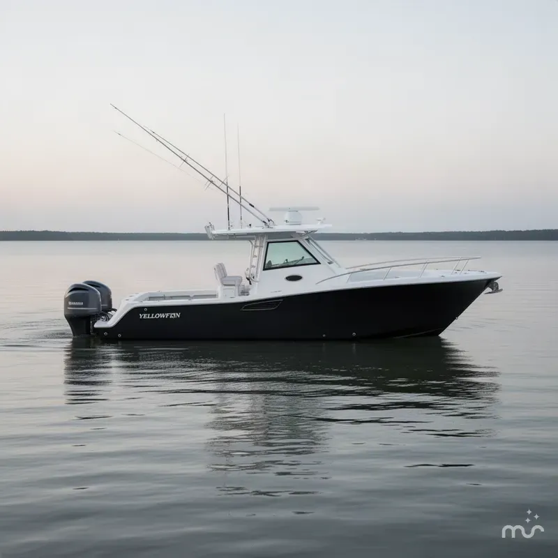 Slide: The Image of Yellowfin 34 Offshore 2015 - 2