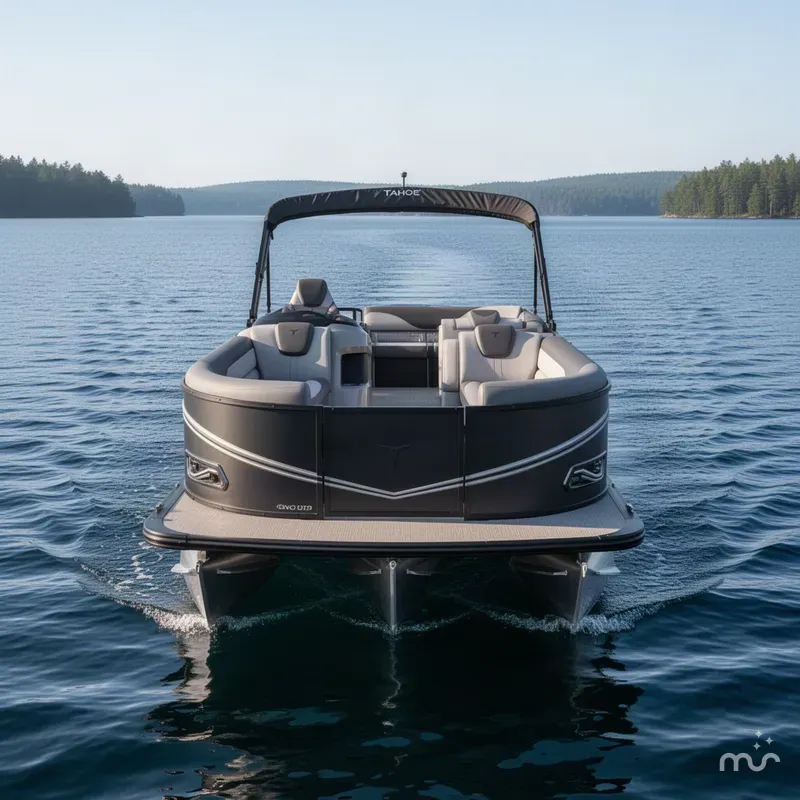 Slide: The Image of Tahoe LTZ 300HP VRB 2385 Swingback Tritoon 2027 - 1