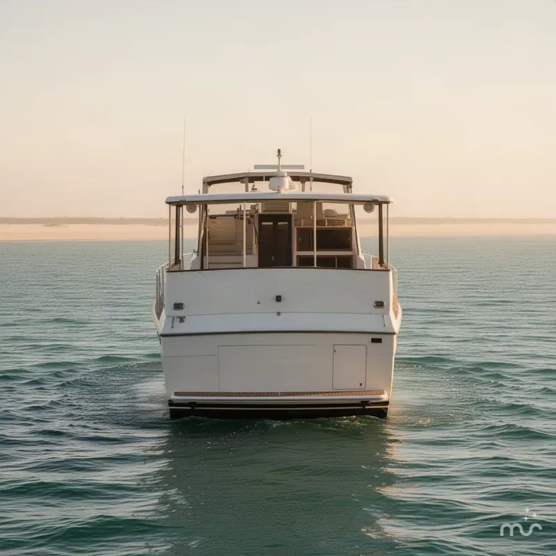 Slide: The Image of Carver Yachts 4207 Aft Cabin Motor Yacht 1988 - 3