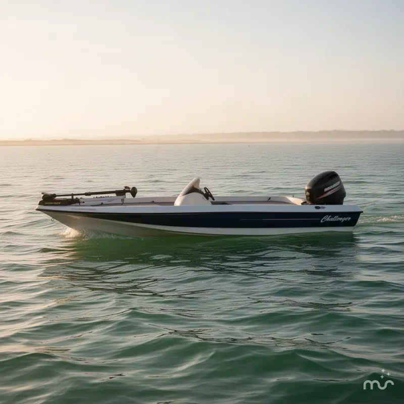 Slide: The Image of Challenger Bass boat 1995 - 1