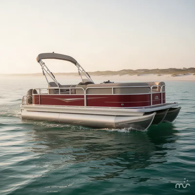 The Image of Sun Tracker Party Barge 18 DLX 2023 - 0