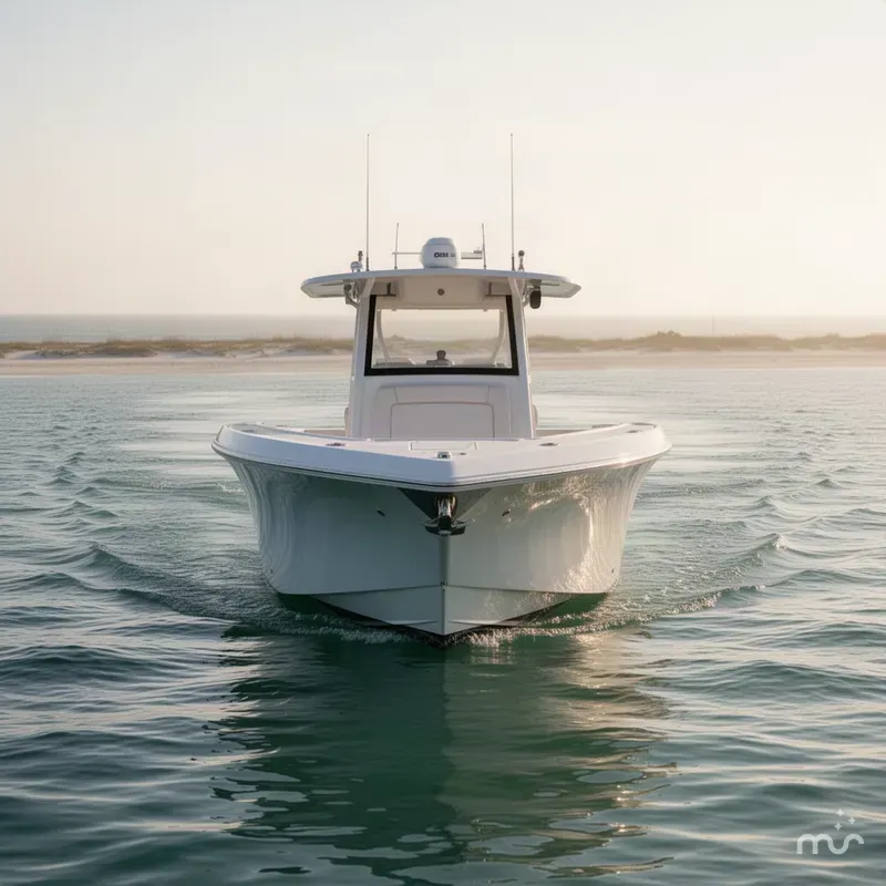 Slide: The Image of Fountain 38 Center Console 2019 - 2