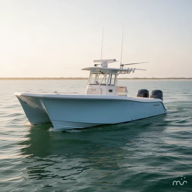 Slide: The Image of Everglades 320 Center Console 2008 - 2