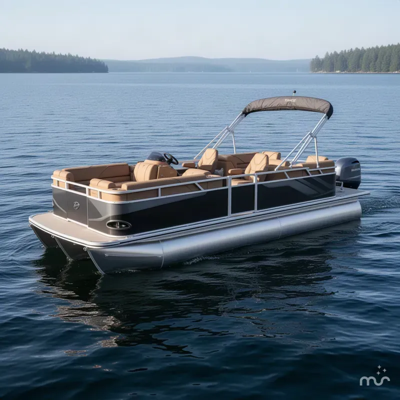Slide: The Image of Tahoe Sport 2180 Quad Lounge & Honda 4-Stroke EFI 2027 - 2
