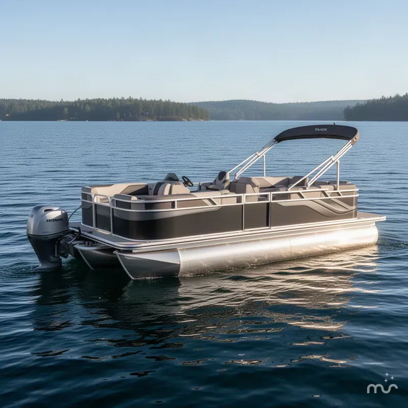 Slide: The Image of Tahoe Sport 2180 Quad Lounge & Honda 4-Stroke EFI 2027 - 2