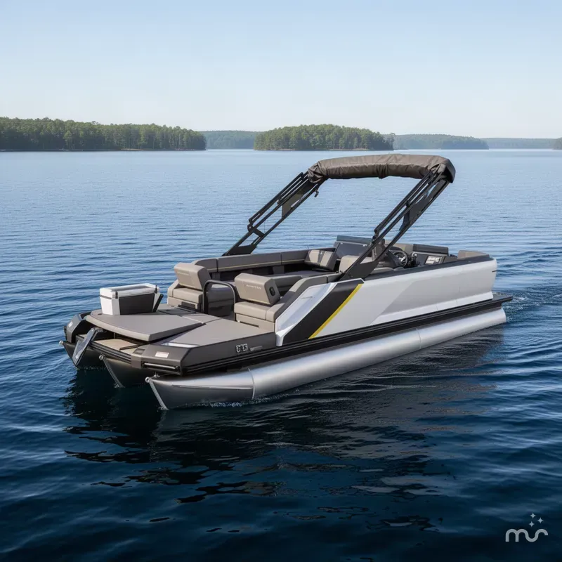 The Image of Manitou 22 Explore Tritoon & 150HP Rotax 2023 - 0