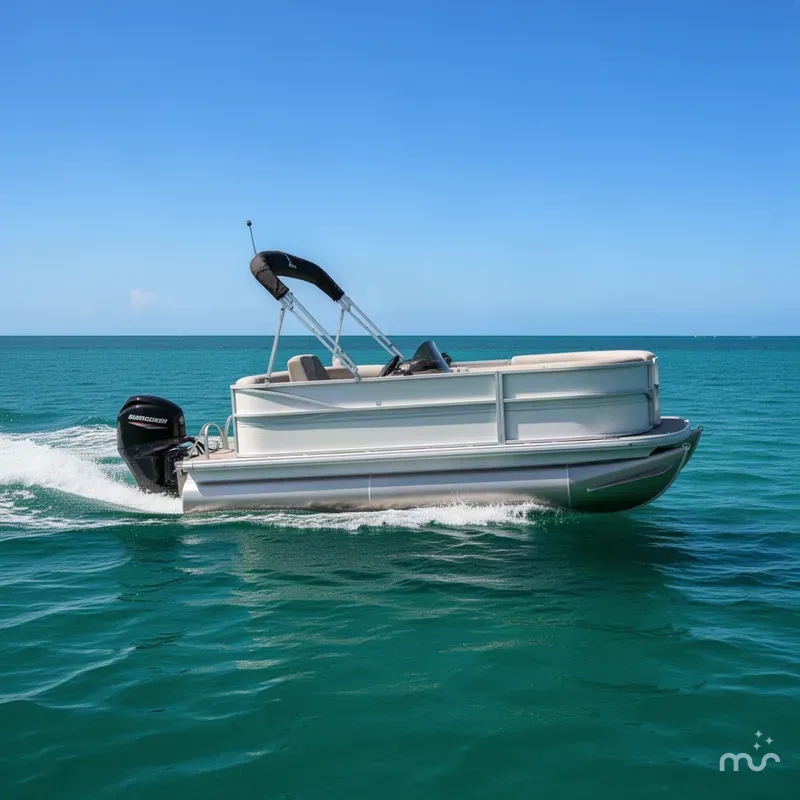 The Image of Sun Tracker Party Barge 16 DLX 2027 - 0