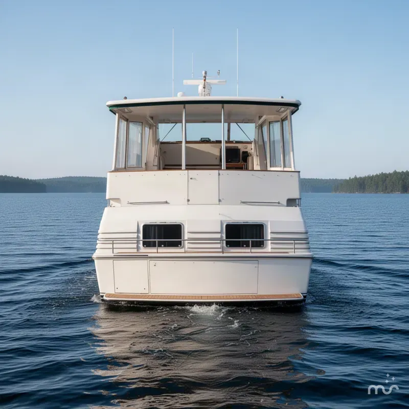 Slide: The Image of Trojan International 12 Meter Motor Yacht 1989 - 2
