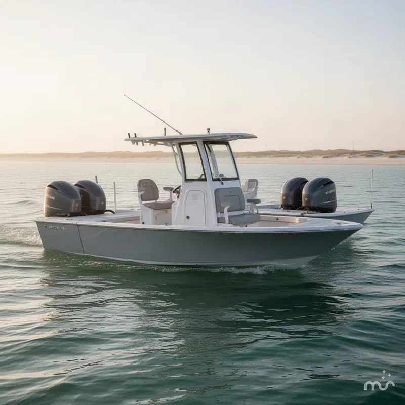 Slide: The Image of Sportsman Masters 247OE Bay Boat 2025 - 1