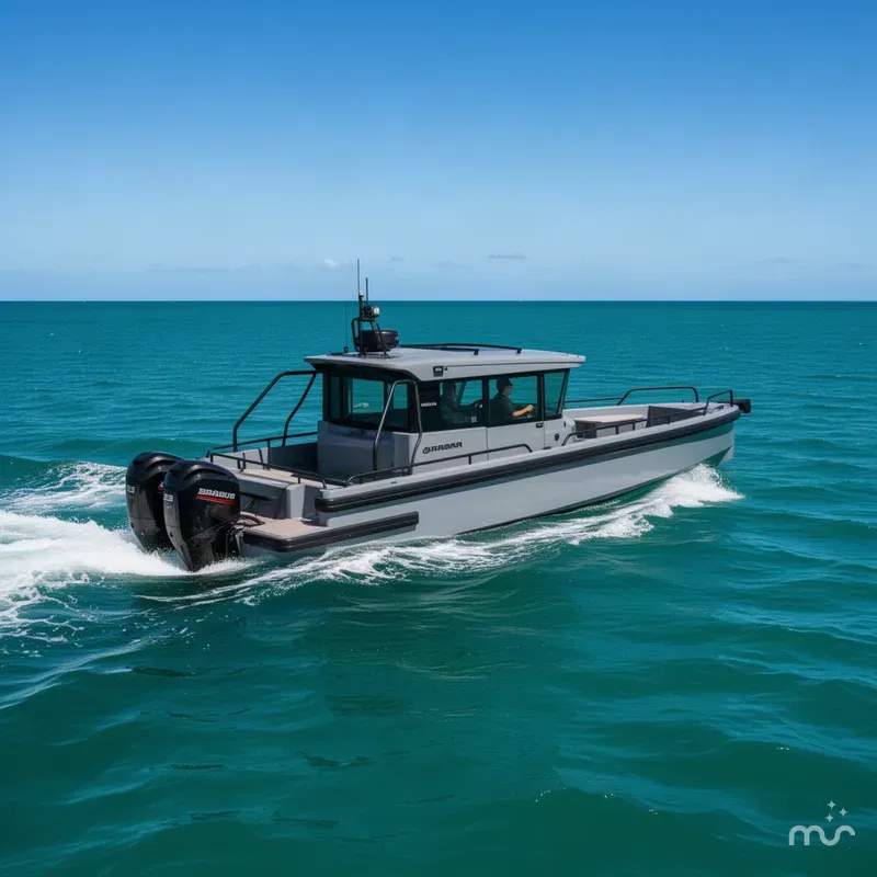 Slide: The Image of Axopar Brabus 28 Cabin 2022 - 2