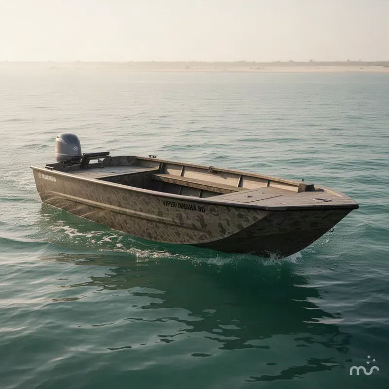 Slide: The Image of Excel Viper F4 1751 VIPER-YAMAHA 60-STEEL TRAILER 2027 - 2