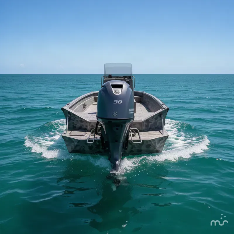 Slide: The Image of Excel Viper F4 1751 VIPER-YAMAHA 60-STEEL TRAILER 2027 - 3