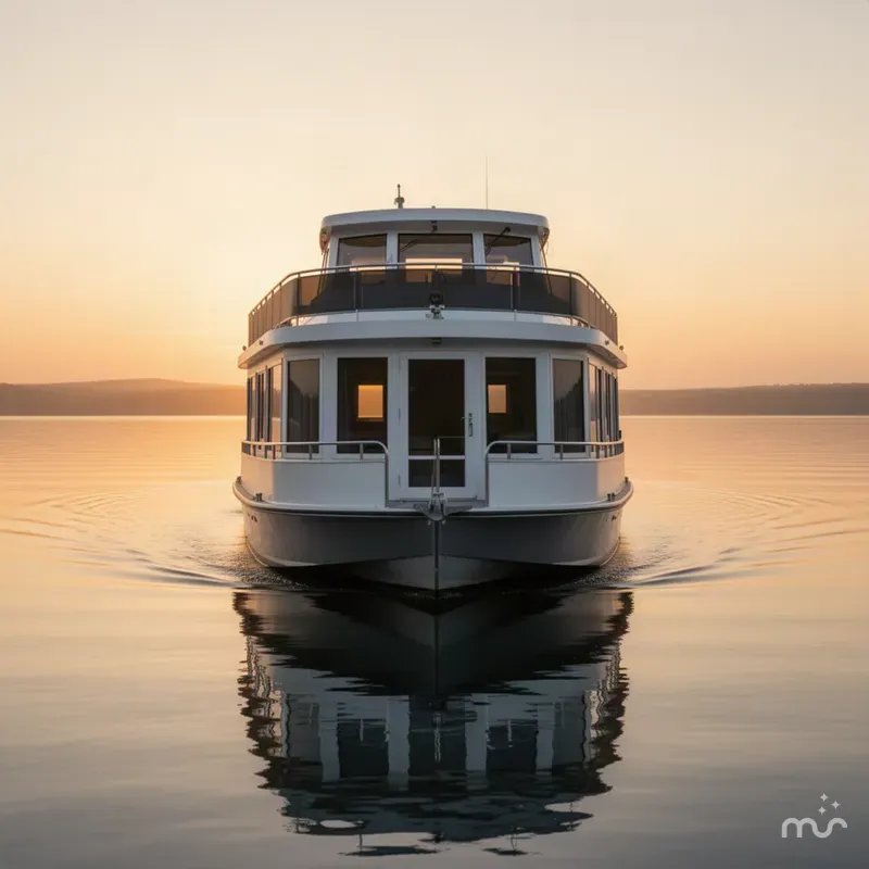 Slide: The Image of Horizon 16 x 70 Houseboat 2003 - 2