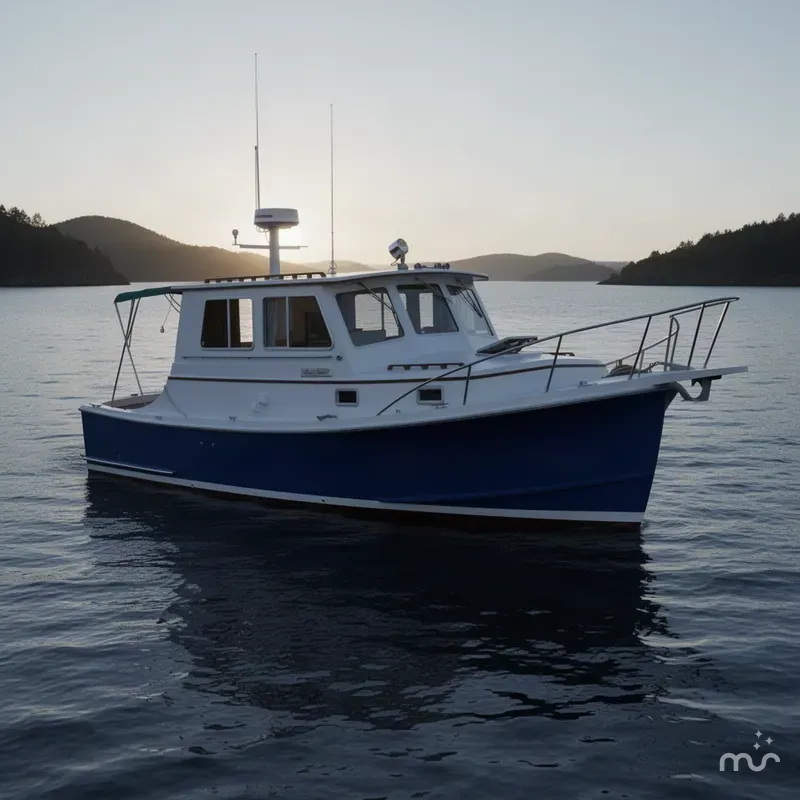 The Image of Blue Seas Downeast Trawler 1986 - 0