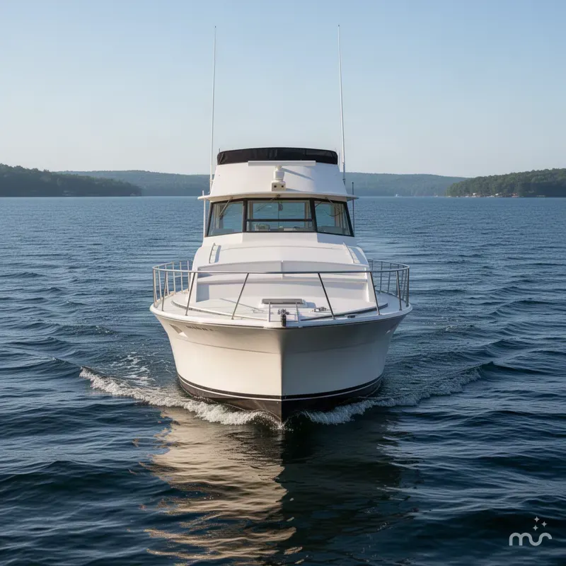 Slide: The Image of Bertram 42 Flybridge Motor Yacht 1978 - 1