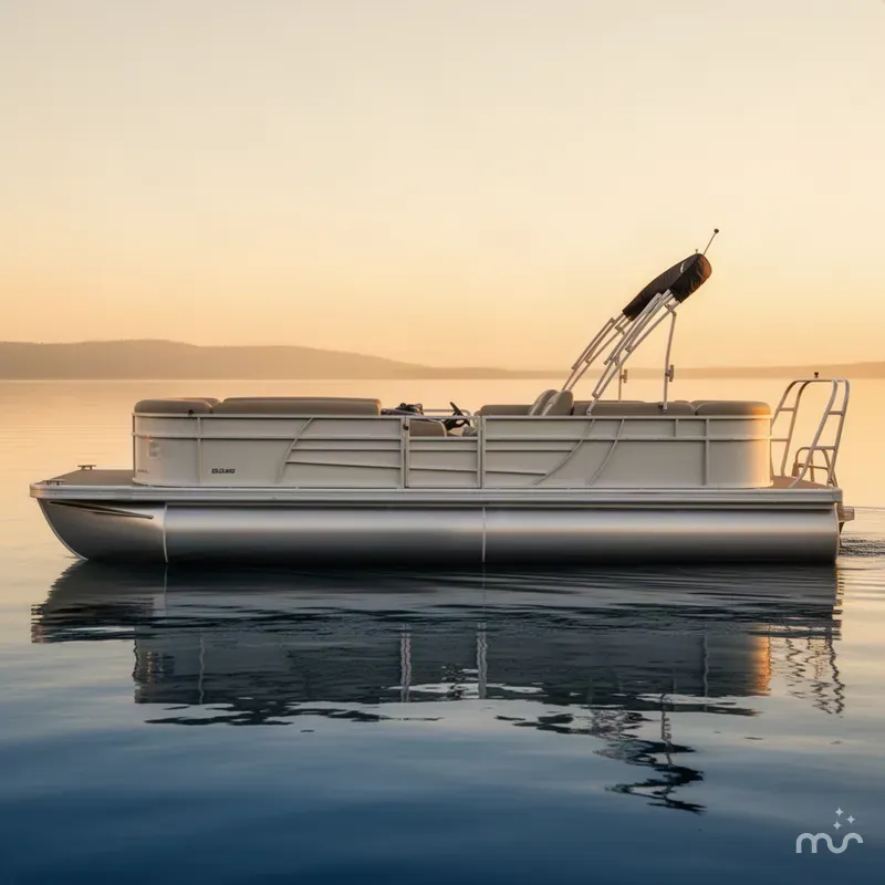 Slide: The Image of Landau Island Breeze 25C HHP Tritoon Powered By 2024 - 1