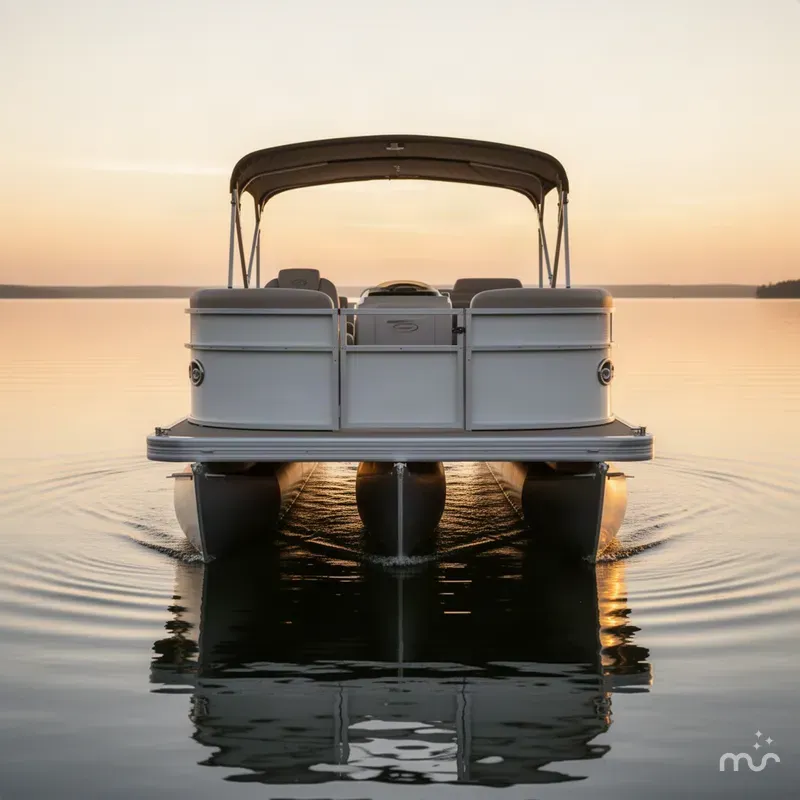 Slide: The Image of Landau Island Breeze 25C HHP Tritoon Powered By 2024 - 2