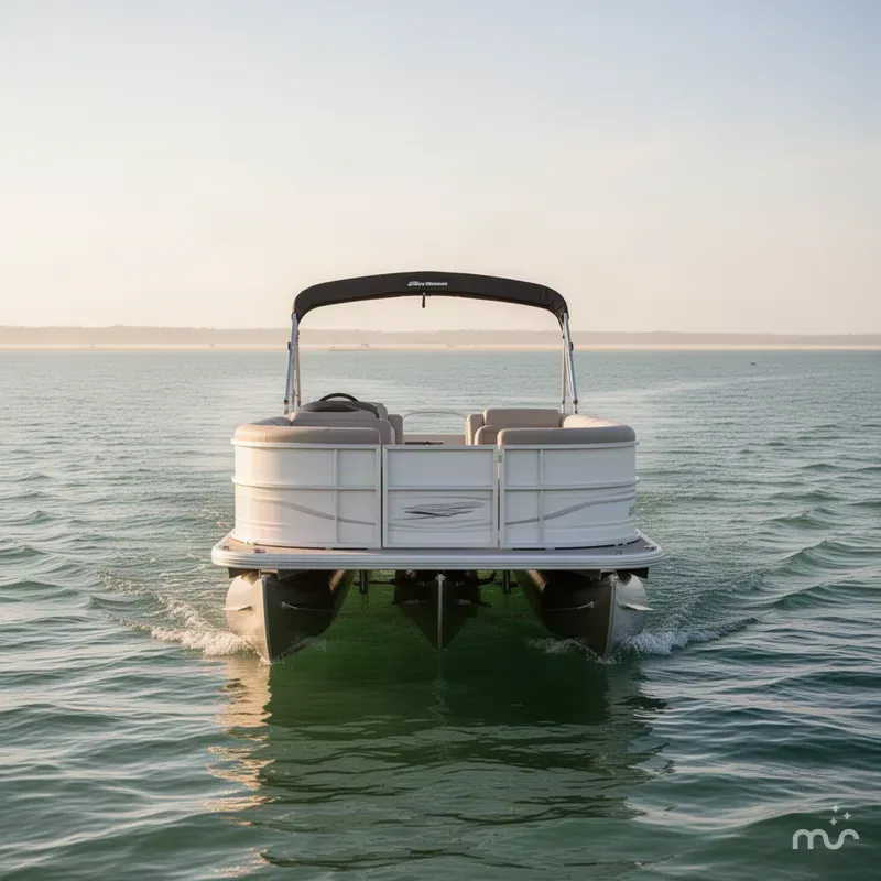 Slide: The Image of Sun Tracker Party Barge 20 DLX 2026 - 3