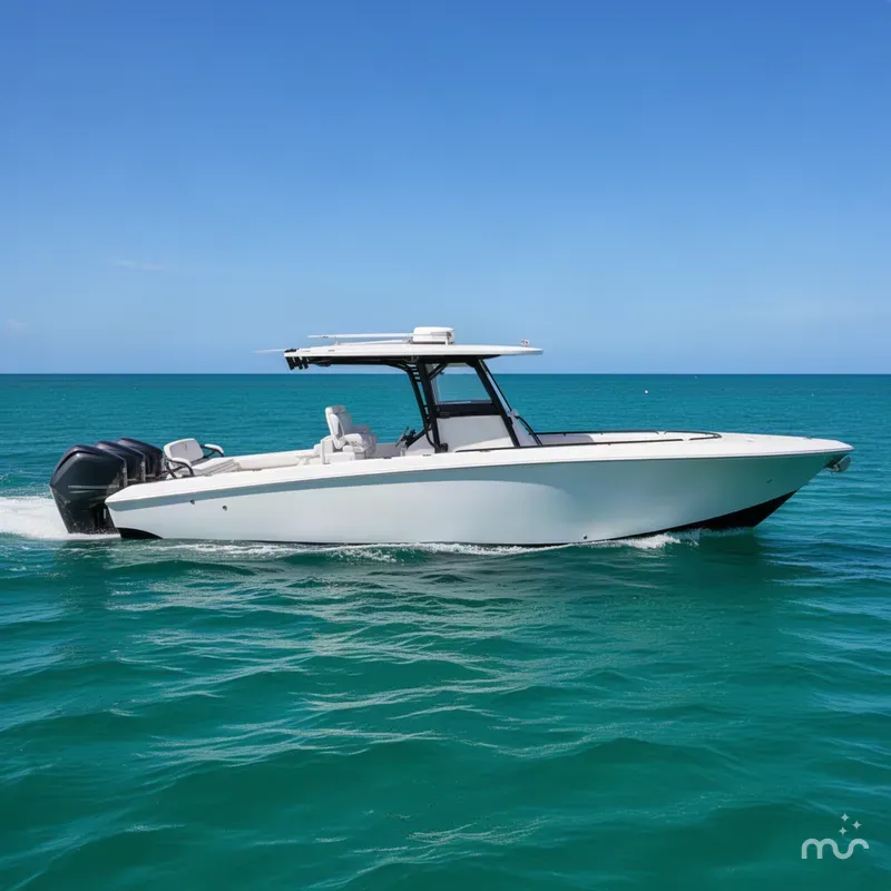 Slide: The Image of Fountain 34 Center Console 2022 - 1