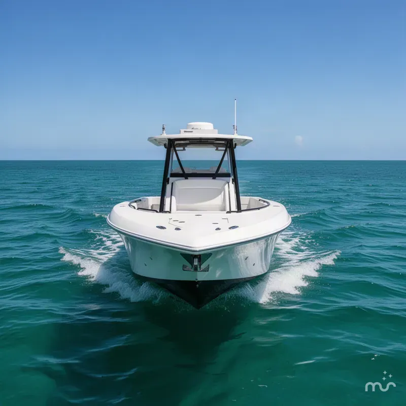 Slide: The Image of Fountain 34 Center Console 2022 - 2