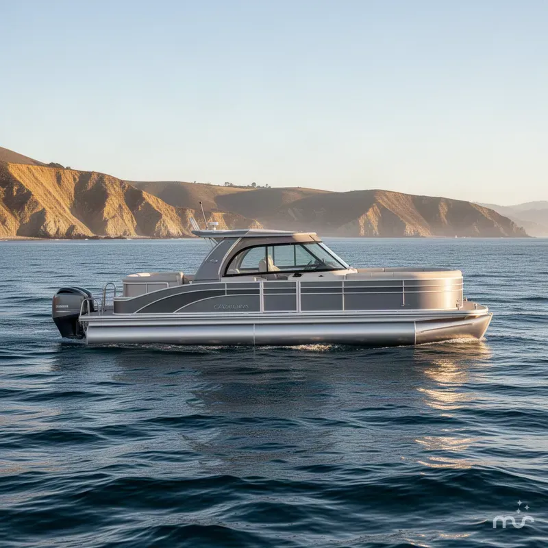 Slide: The Image of Avalon 27' Catalina Platinum Elite Windshield w/ 425HP 2027 - 2