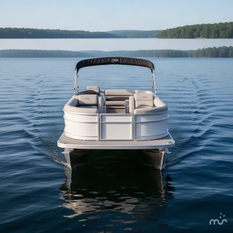 Slide: The Image of Sun Tracker Party Barge 16 DLX 2026 - 2