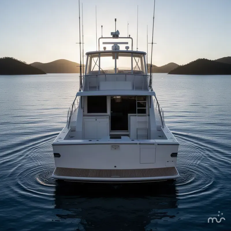 Slide: The Image of Compass 62 Yachtfish Pilothouse 2002 - 2