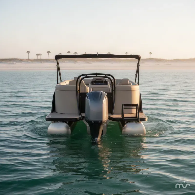 Slide: The Image of Godfrey Sweetwater Xperience 22' Single Flip Lounge Pontoon - 2286 SFLX 2027 - 1