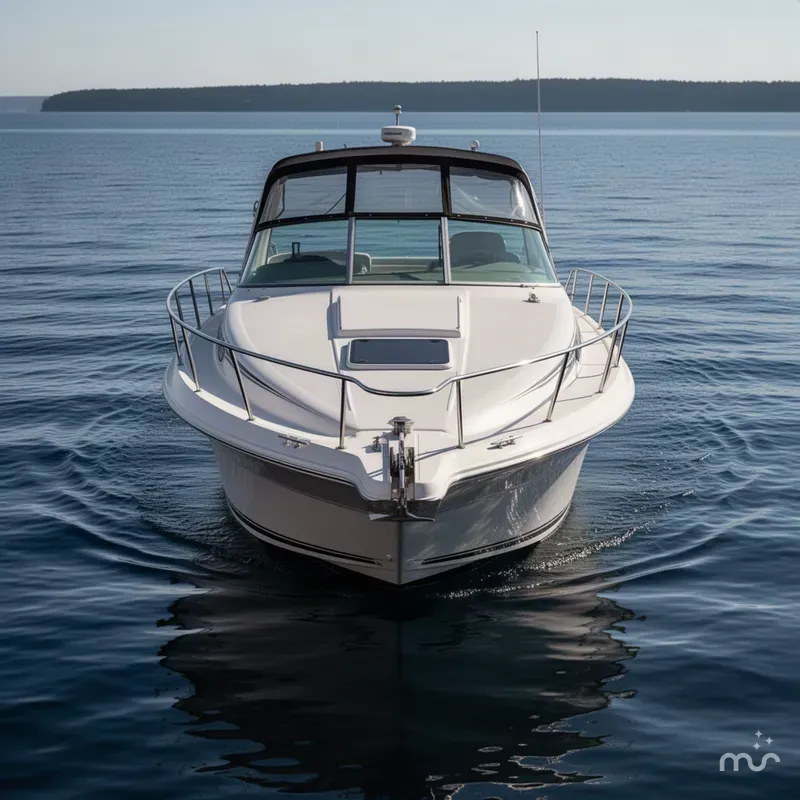 Slide: The Image of Sea Ray 400 Express Cruiser 1994 - 1