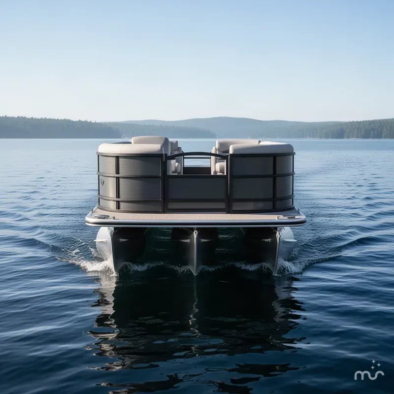 Slide: The Image of Bentley Pontoons Legacy 243 Swingback 2027 - 2