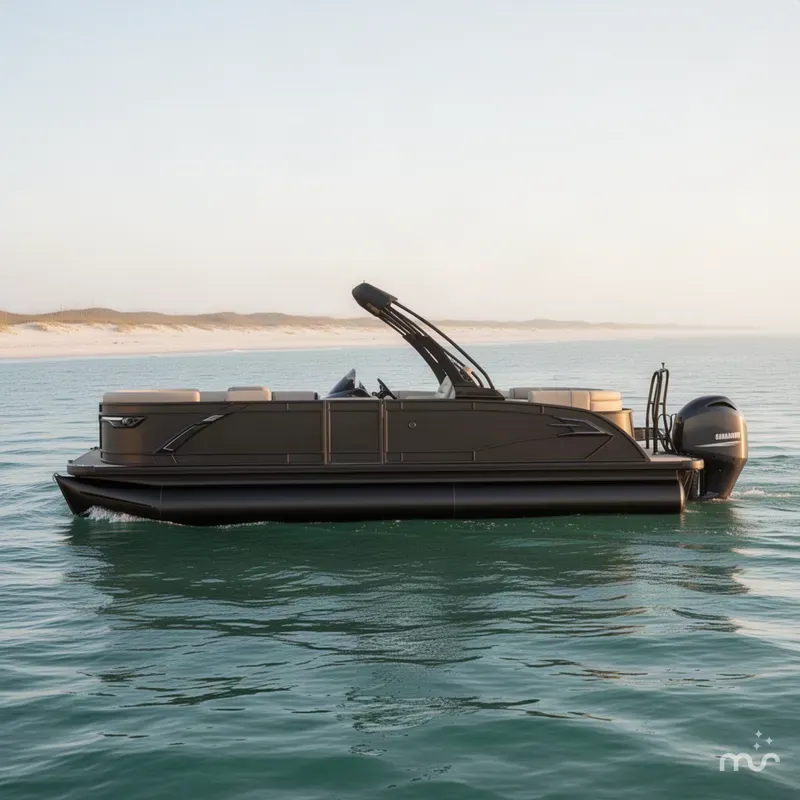 The Image of Godfrey AquaPatio 25' Split Bench Tritoon - 255 SBC 2027 - 0