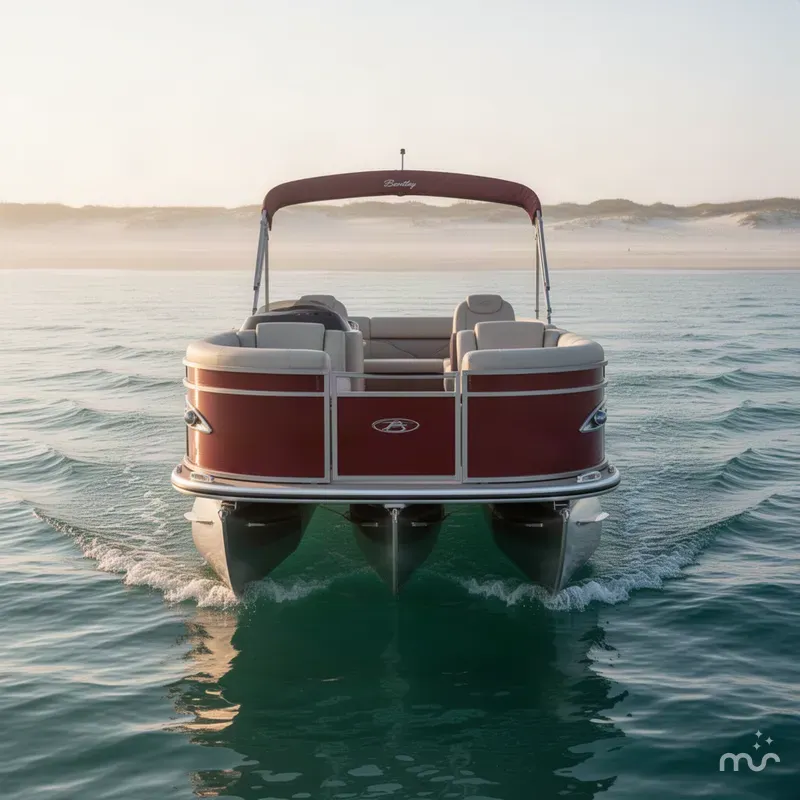 Slide: The Image of Bentley Pontoons 220 Bentley Elite Rear Lounger 2016 - 2