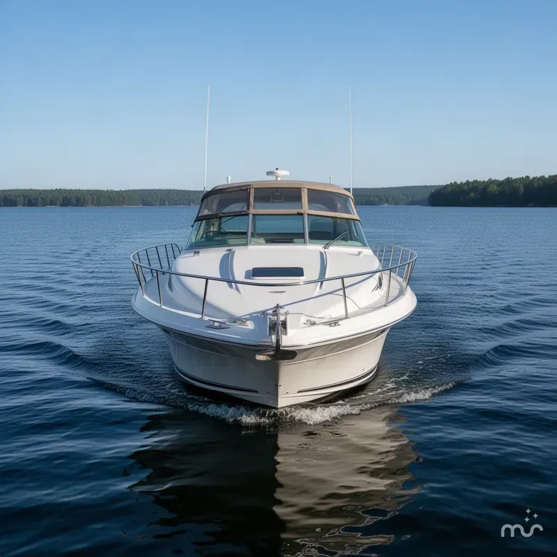 Slide: The Image of Sea Ray 400 Express Cruiser 1995 - 3
