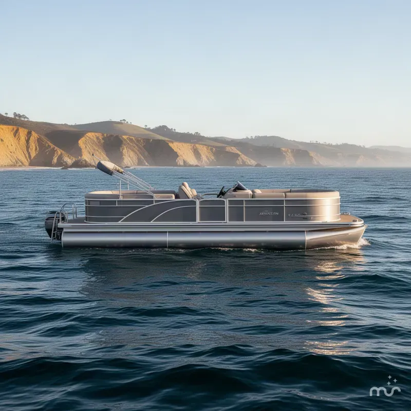 Slide: The Image of Avalon 23' LSZ Versatile Rear Bench w/ 200HP Mercury! 2027 - 2