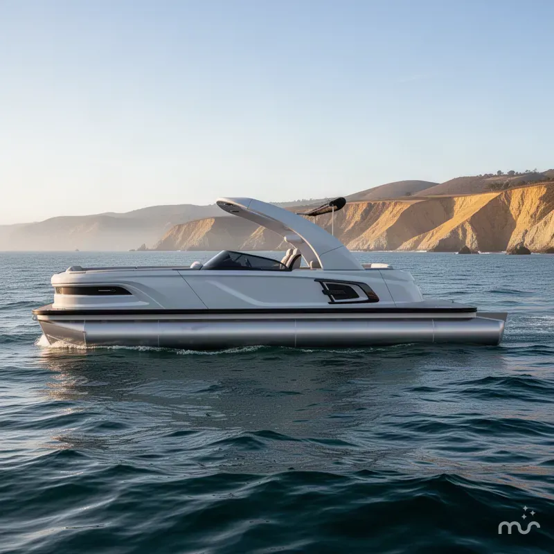 The Image of Avalon Excalibur Carbon Series Quad Lounge Windshield - 27 FT w/ Twin 425HP Mercury V10's! 2026 - 0