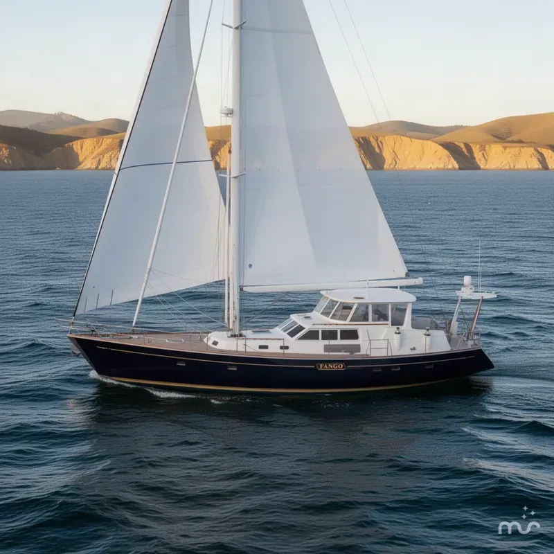 Slide: The Image of Philbrook's 69' Custom PH Sailing Sloop 1999 - 2