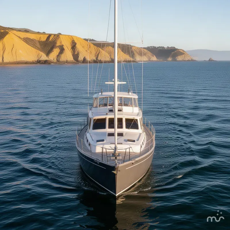 Slide: The Image of Philbrook's 69' Custom PH Sailing Sloop 1999 - 3