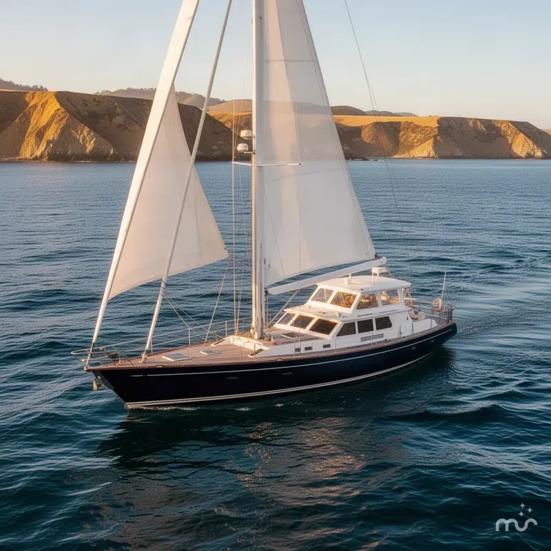 Slide: The Image of Philbrook's 69' Custom PH Sailing Sloop 1999 - 4