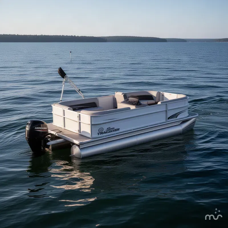 The Image of Sun Tracker Party Barge 16 DLX 2027 - 0