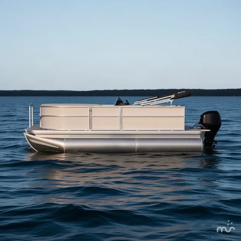 Slide: The Image of Sun Tracker Party Barge 16 DLX 2027 - 1