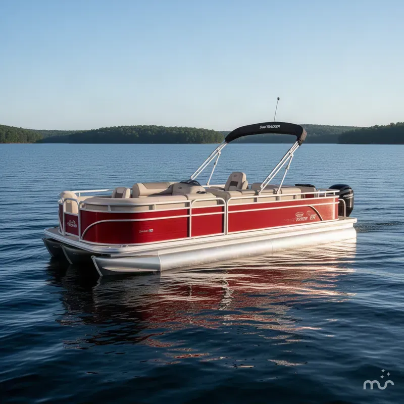 Slide: The Image of Sun Tracker Fishin' Barge 22 DLX 2027 - 2