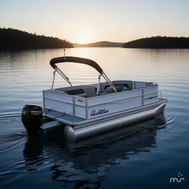 The Image of Sun Tracker Party Barge 16 DLX 2027 - 0