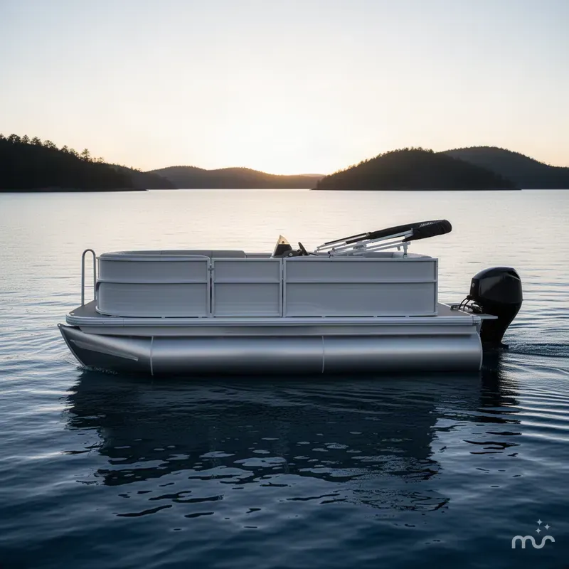 Slide: The Image of Sun Tracker Party Barge 16 DLX 2027 - 1