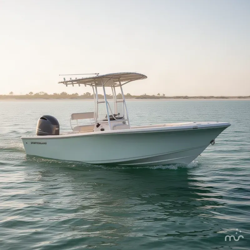 Slide: The Image of Sportsman Island Reef 19 Center Console 2016 - 0
