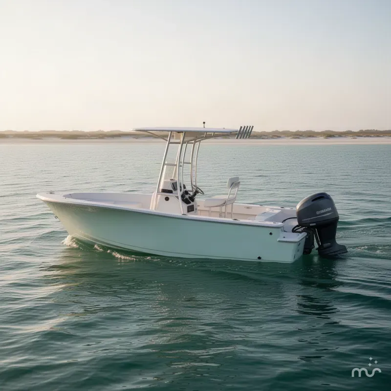 Slide: The Image of Sportsman Island Reef 19 Center Console 2016 - 2