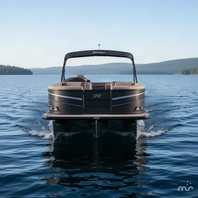 Slide: The Image of Tahoe LTZ 2385 Elite Cruise Tritoon & Honda 4-Stroke EFI 2027 - 1