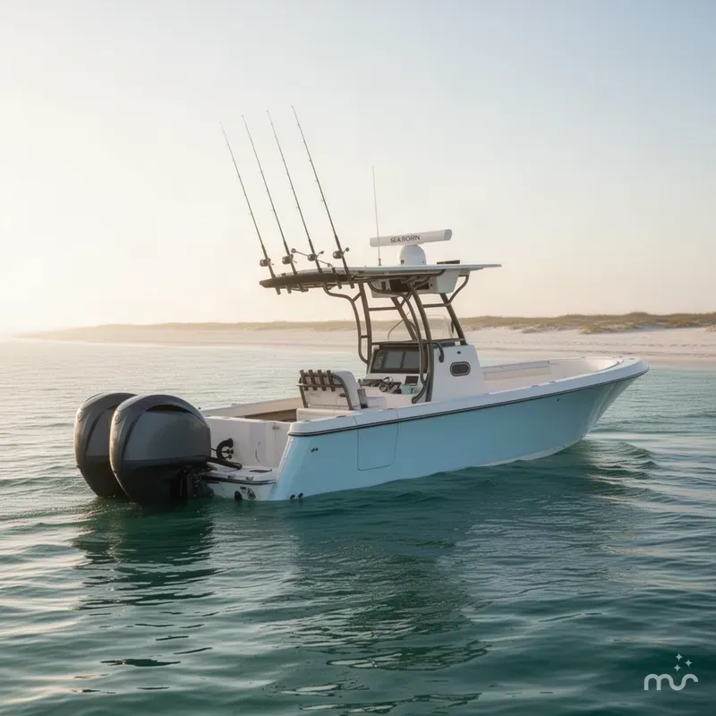 Slide: The Image of Sea Born LX27 Center Console 2027 - 0